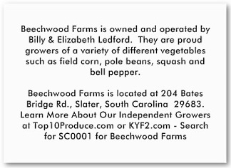 Know Your Farmer Shelf Talker with QR Code profilecard